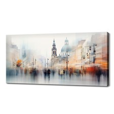 Listing image for Riga City Latvia Skyline Landmarks Modern Canvas Print Picture Wall Art Decor