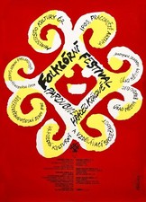 Listing image for 1992 Czech Festival Poster, Folklore Festival in Pardubice (Josef Flejsar)