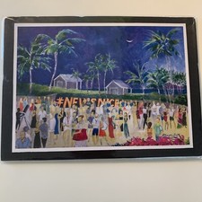 Listing image for Art On The Beach Edition Art Print by Rosey Cameron Smith St. Kitts Nevis -NEW