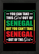 Listing image for Senegal Framed Wall Art Poster Canvas Print Picture