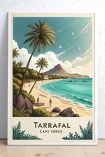 Listing image for Vibrant Bissorã, Guinea-Bissau Travel Poster - Lush African Scenery Art Print A1