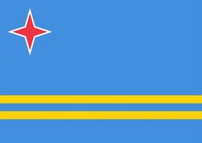 Listing image for Aruba Flag Wall Art Poster - Vibrant Island Spirit Decor Home Decor