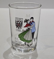 Listing image for Vintage 1986 German International Costume Festival Shot Glass Collectible