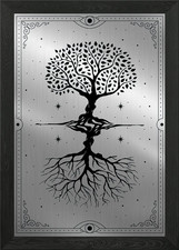 Listing image for mystical sacred tree Framed Wall Art Poster Canvas Print Picture
