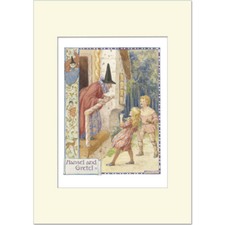 Listing image for Hansel and Gretel - Margaret Tarrant - Medici Mounted Print