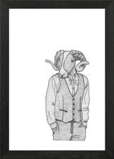 Listing image for Ramman Framed Wall Art Poster Canvas Print Picture