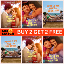 Listing image for PEOPLE WE MEET ON VACATION ROMANTIC MOVIE COLLECTION ART POSTER A3+ A3 A4 A5