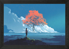 Listing image for sacred tree of life Framed Wall Art Poster Canvas Print Picture