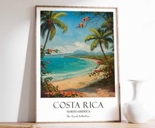 Listing image for 3 Costa Rica Poster, Costa Rica Travel Print, North America Travel Art, Tropical