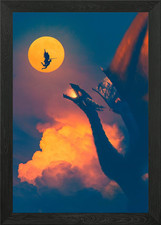 Listing image for Epic Hero Framed Wall Art Poster Canvas Print Picture