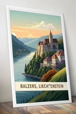 Listing image for Charming Balzers, Liechtenstein - Exquisite Travel Poster Art Print A1-A4 Poster