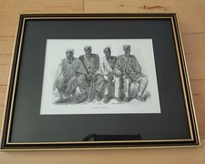 Listing image for Framed Print Bambara Pilgrims West Africa African wall art decor