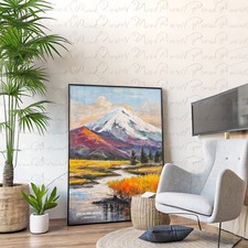 Listing image for Mount Kilimanjaro Abstract Wall Tanzania African Mountain Landscape Scenery